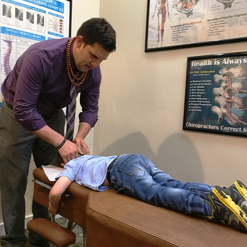 Chiropractic North Hollywood CA Child Adjustment